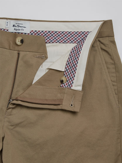 Ben Sherman - Signature Cotton Chino Shorts - Stone