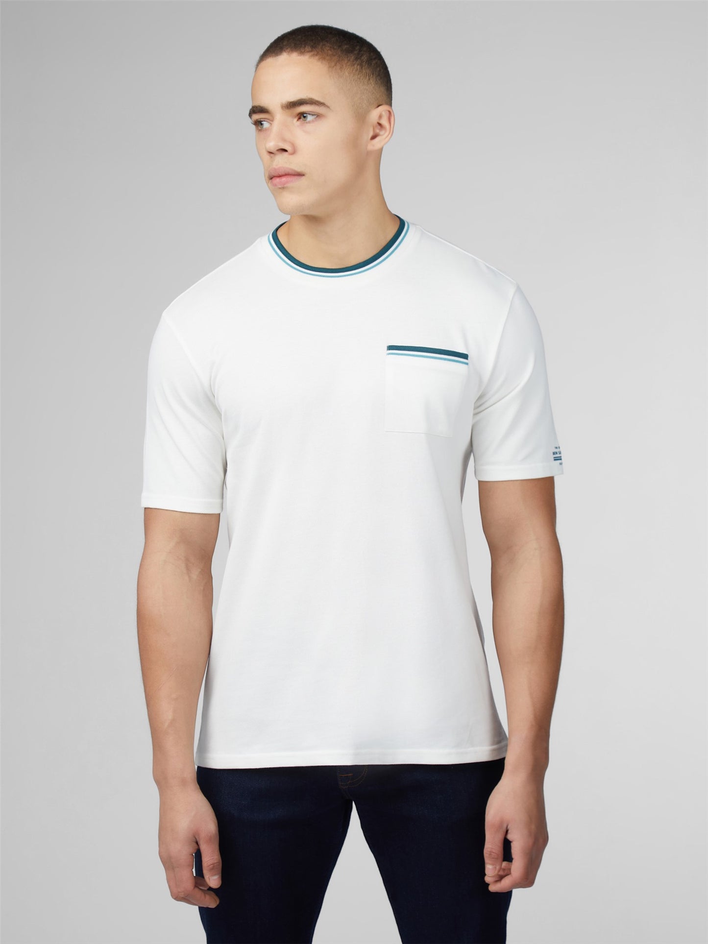 Ben Sherman - Pique Pocket Tee - Snow White