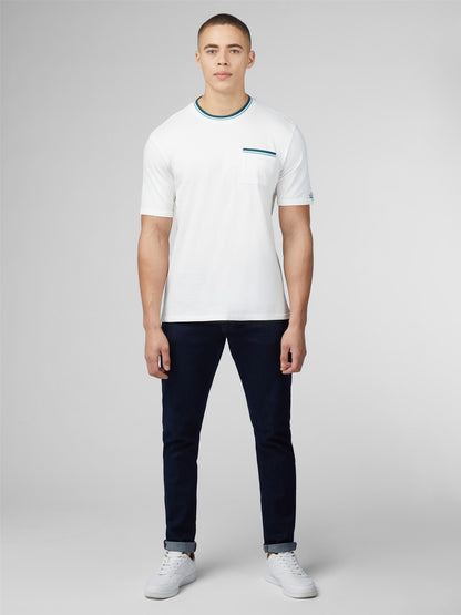 Ben Sherman - Pique Pocket Tee - Snow White