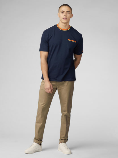 Ben Sherman - Pique Pocket Tee - Dark Navy