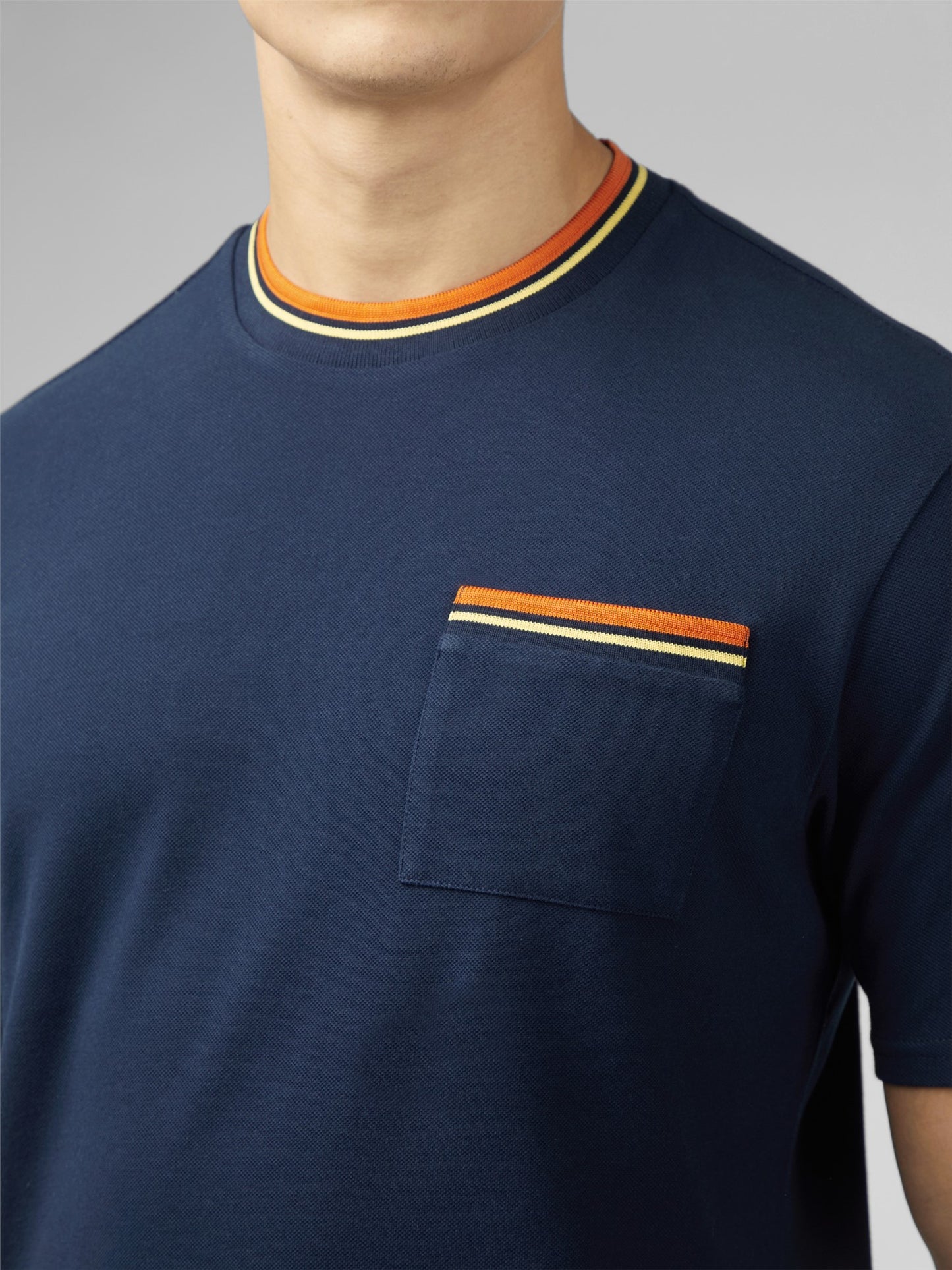 Ben Sherman - Pique Pocket Tee - Dark Navy