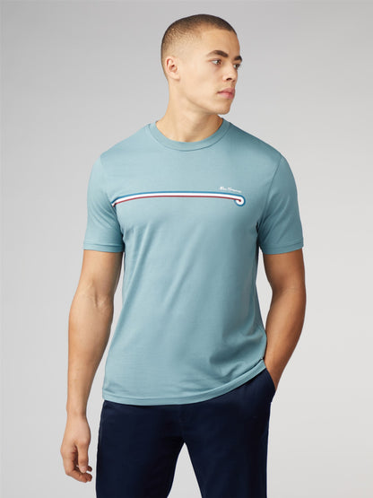 Ben Sherman - Core Striped Tee - Petrol