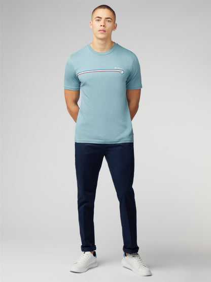 Ben Sherman - Core Striped Tee - Petrol