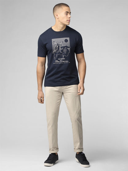 Ben Sherman - Summer Scooter Tee - Dark Navy