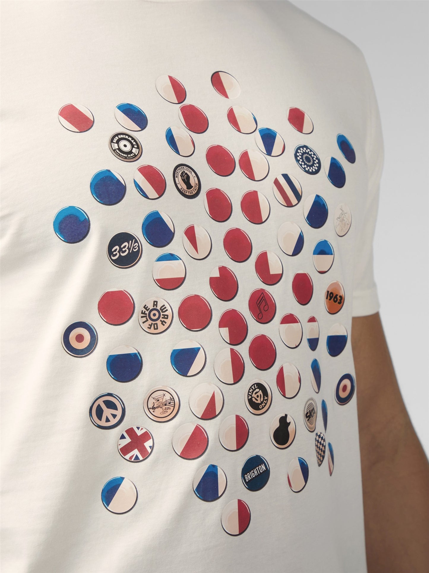 Ben Sherman - Union Jack Badges Tee