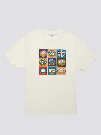 Ben Sherman - Bottle Tops Tee - Ivory