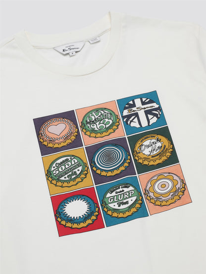 Ben Sherman - Bottle Tops Tee - Ivory