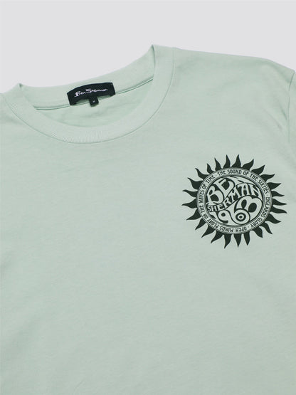 Ben Sherman - Festival Poster Tee - Mint