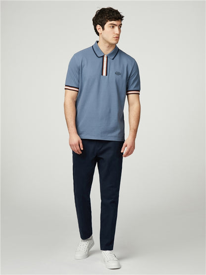 Ben Sherman - Placket Interest Polo - Sea
