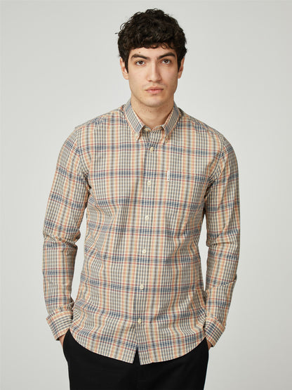Ben Sherman - Long Sleeve Multicolour Check Shirt