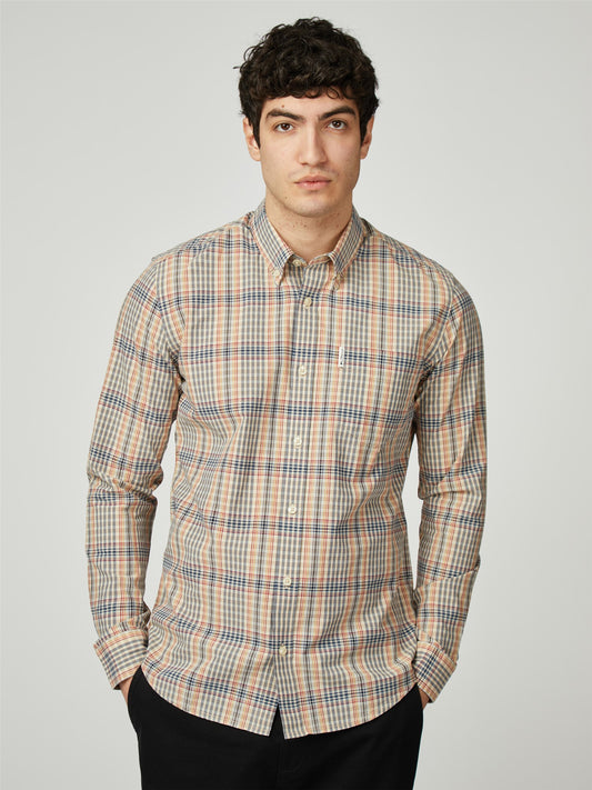 Ben Sherman - Long Sleeve Multicolour Check Shirt