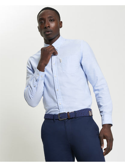 Ben Sherman - Long Sleeve Signature Oxford Shirt - Sky