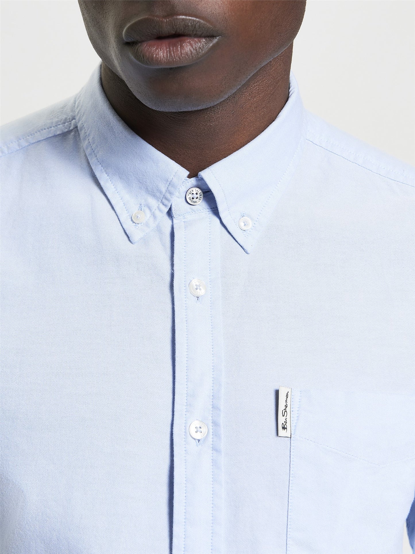 Ben Sherman - Long Sleeve Signature Oxford Shirt - Sky