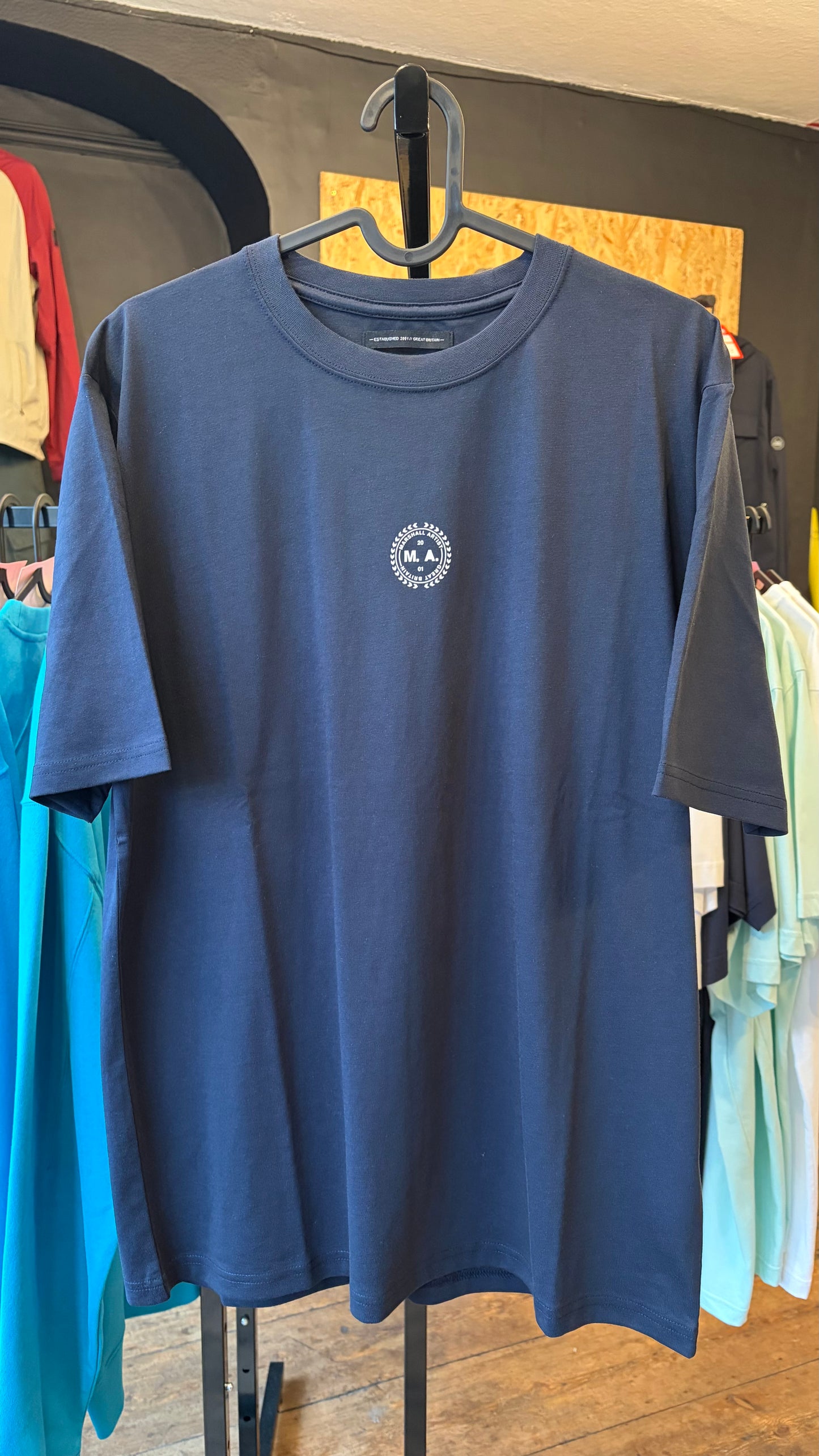 Marshall Artist | World in Motion T-Shirt - Navy