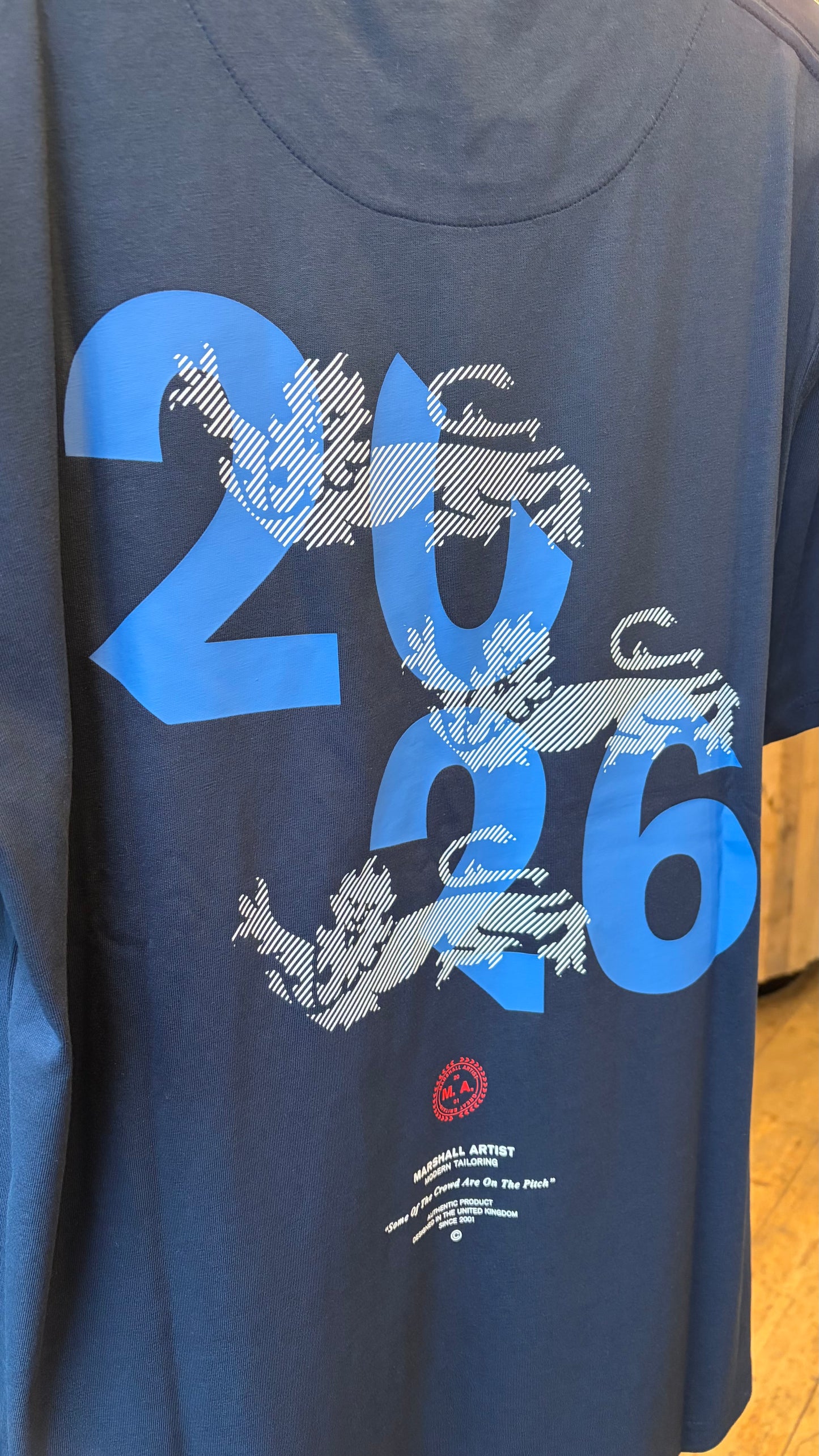 Marshall Artist | World in Motion T-Shirt - Navy