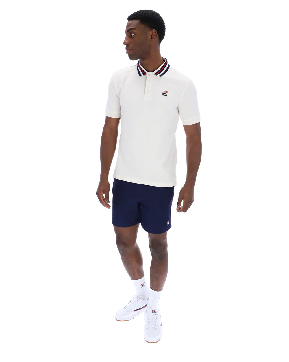 Fila | Achille Heritage Tape Basic Polo - Gardenia