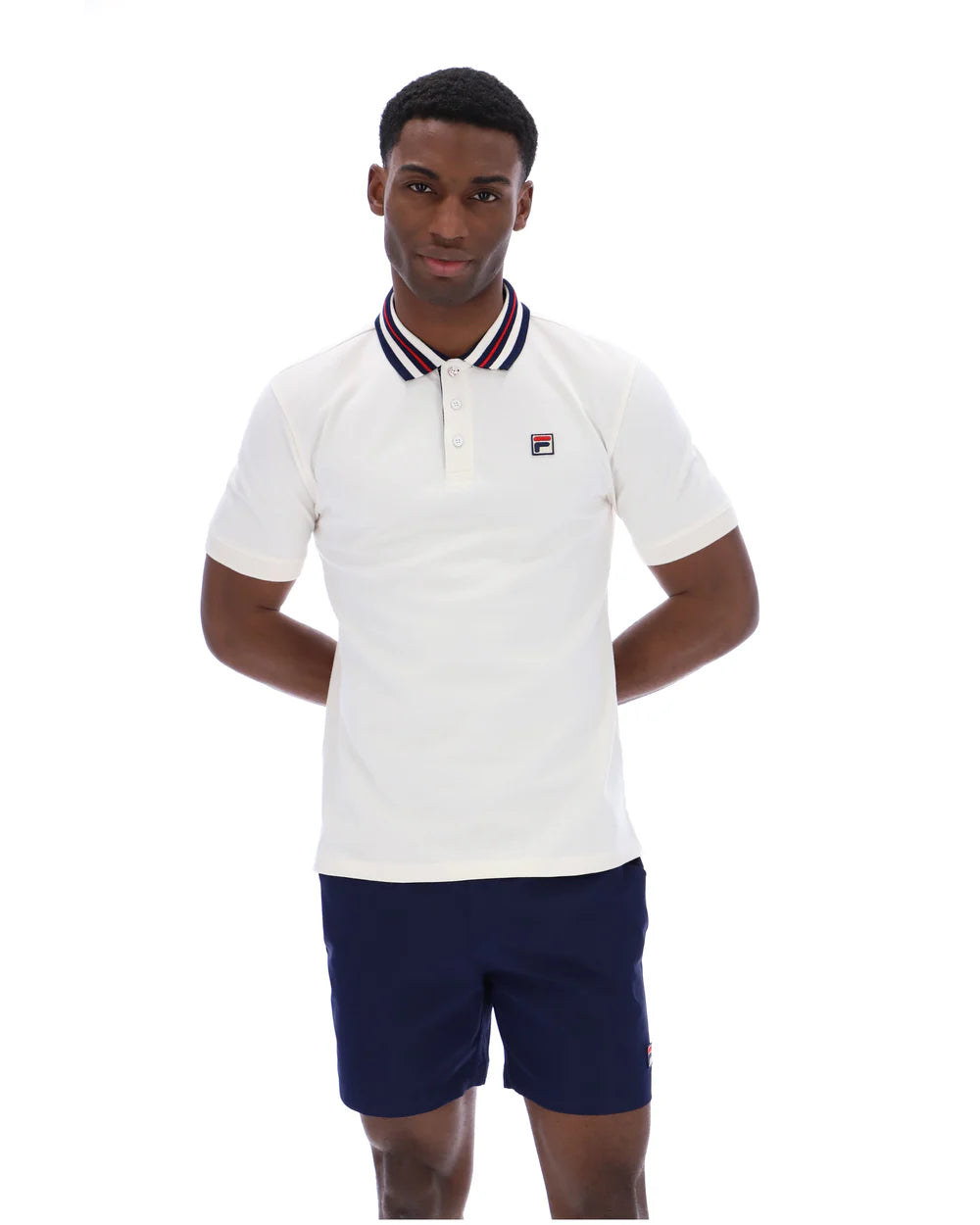Fila | Achille Heritage Tape Basic Polo - Gardenia
