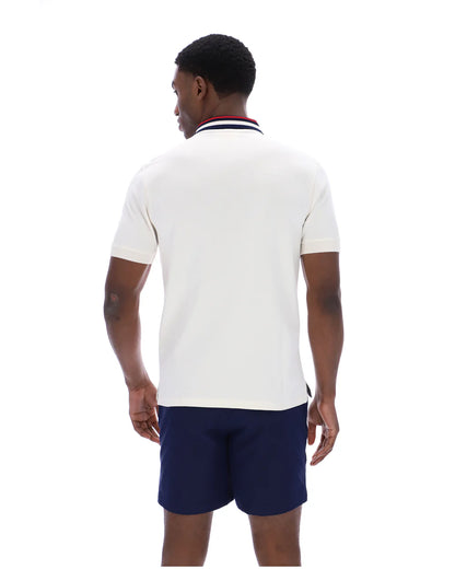Fila | Achille Heritage Tape Basic Polo - Gardenia