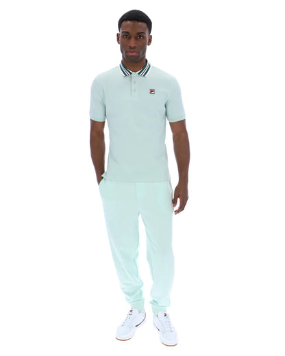 Fila | Achille Heritage Tape Basic Polo - Surf Spray