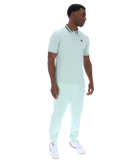 Fila | Achille Heritage Tape Basic Polo - Surf Spray