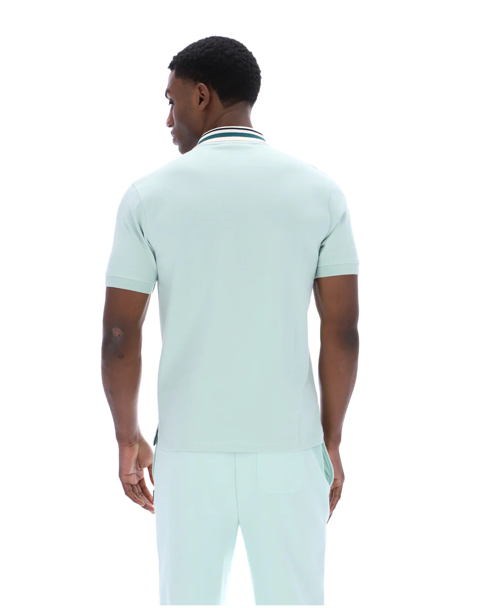 Fila | Achille Heritage Tape Basic Polo - Surf Spray