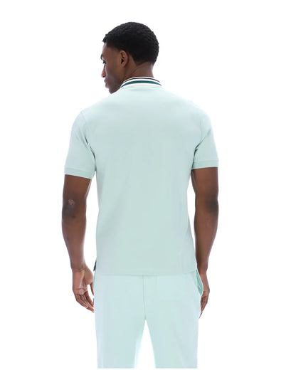 Fila | Achille Heritage Tape Basic Polo - Surf Spray
