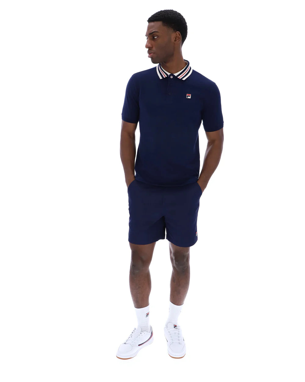 Fila | Achille Heritage Tape Basic Polo - Fila Navy