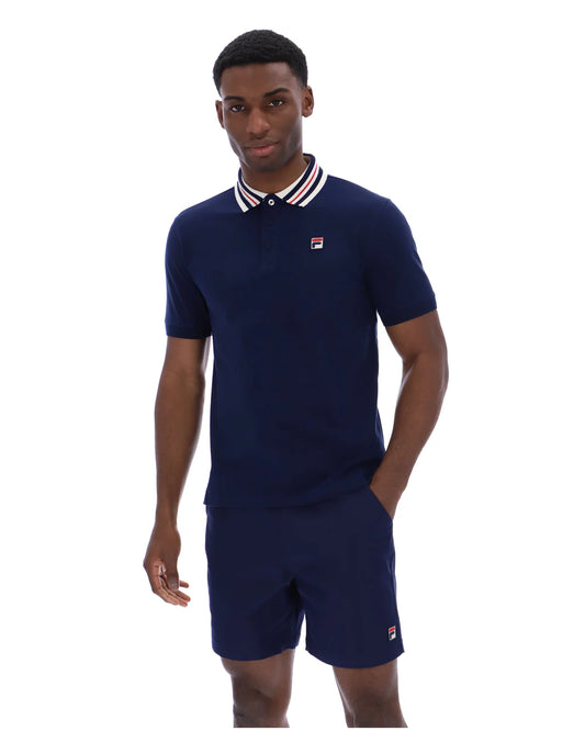 Fila | Achille Heritage Tape Basic Polo - Fila Navy