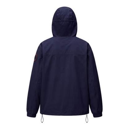 Napapijri Rainforest Next Blue Marine Hood Detail