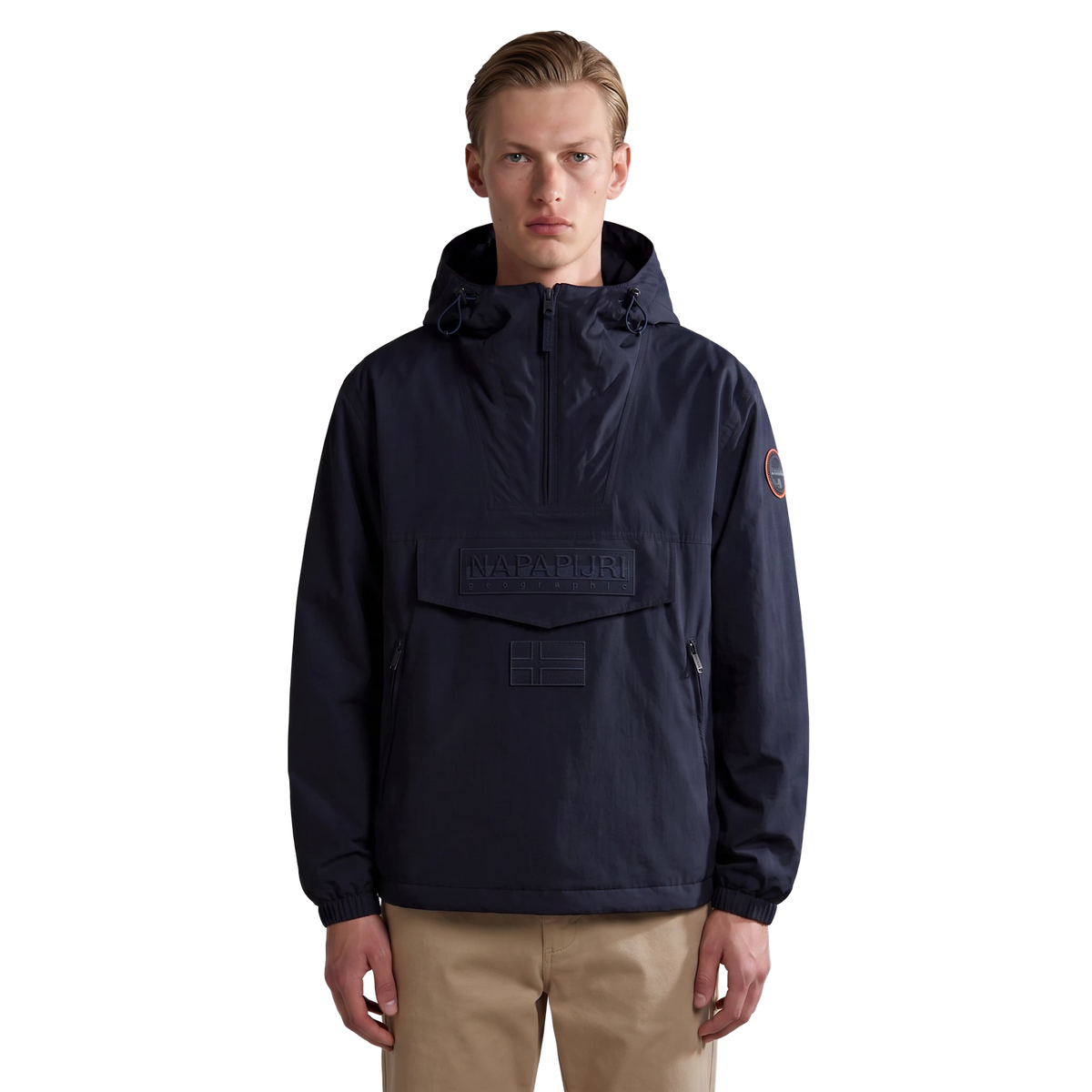 Napapijri Rainforest Next Blue Marine Jacket Front View