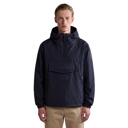 Napapijri Rainforest Next Blue Marine Jacket Front View