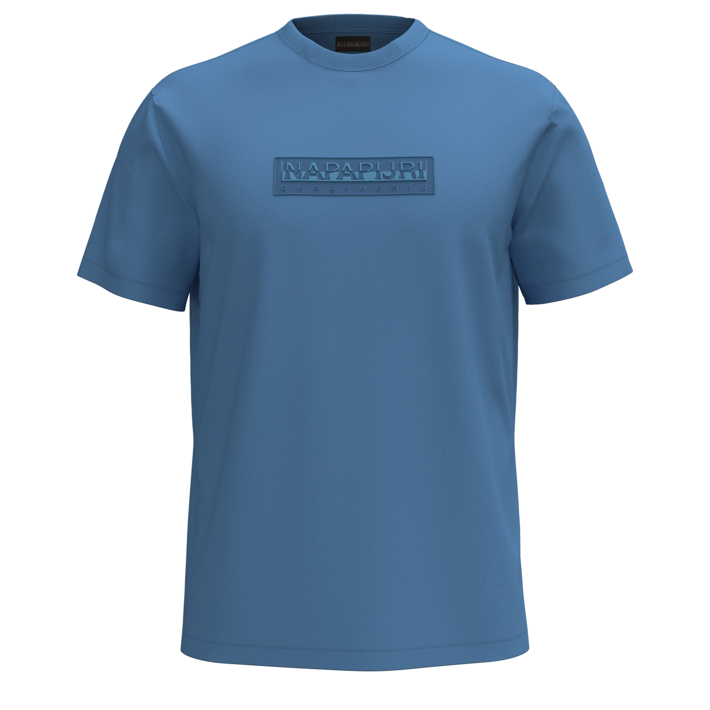 Napapijri | Box Logo Short Sleeve T-Shirt - Light Blue