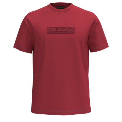 Napapijri | Box Logo Short Sleeve T-Shirt - Red