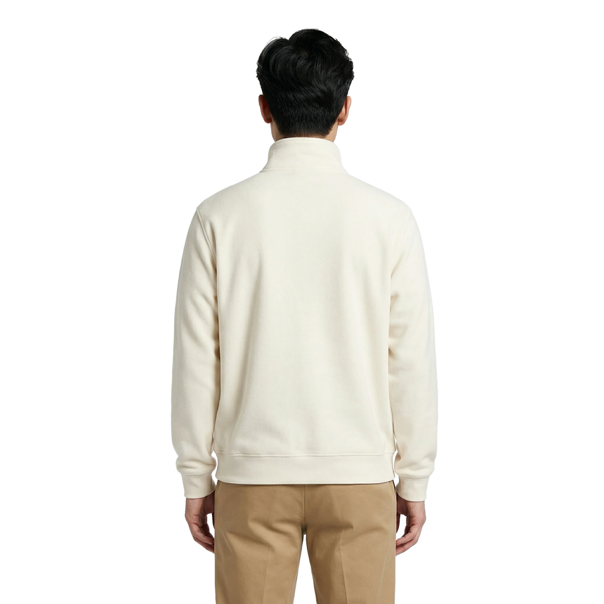 Napapijri Small Box Beige Dimity Sweatshirt Back View
