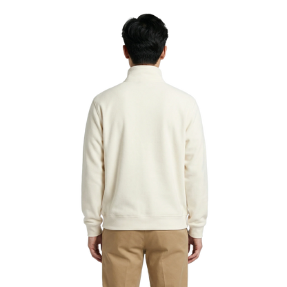 Napapijri Small Box Beige Dimity Sweatshirt Back View