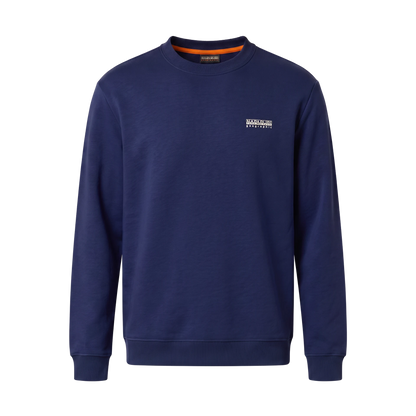 Napapijri Small Box Blue Marine Mens Sweatshirt Front