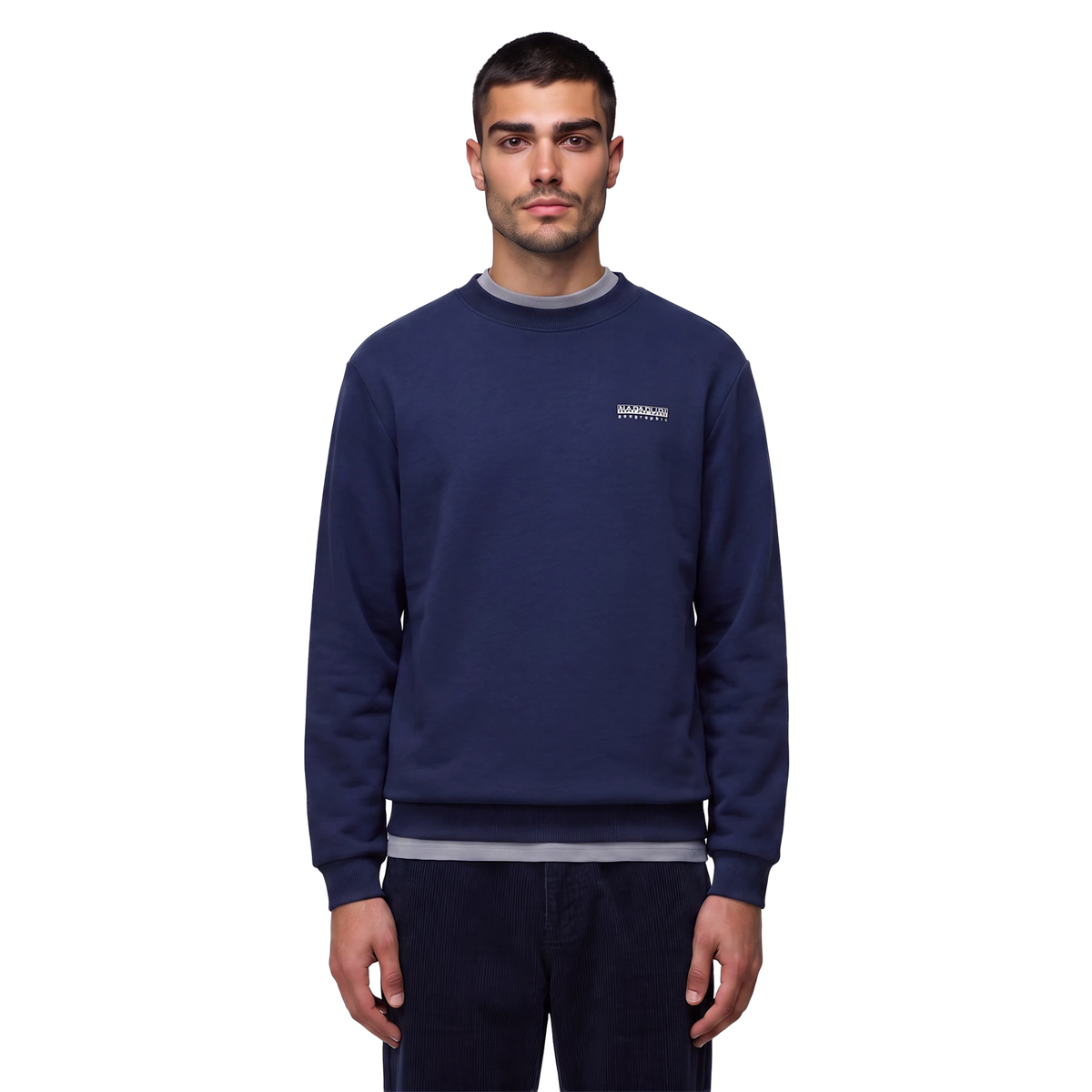 Napapijri Small Box Crew Sweatshirt Blue Marine
