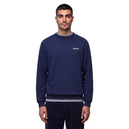 Napapijri Small Box Crew Sweatshirt Blue Marine