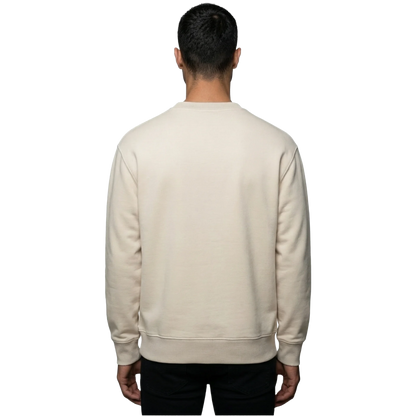 Napapijri Small Box Sweatshirt Beige Dimity Back View