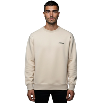 Napapijri Small Box Crew Sweatshirt Beige Dimity