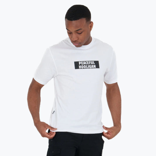 Peaceful Hooligan - Box Logo White