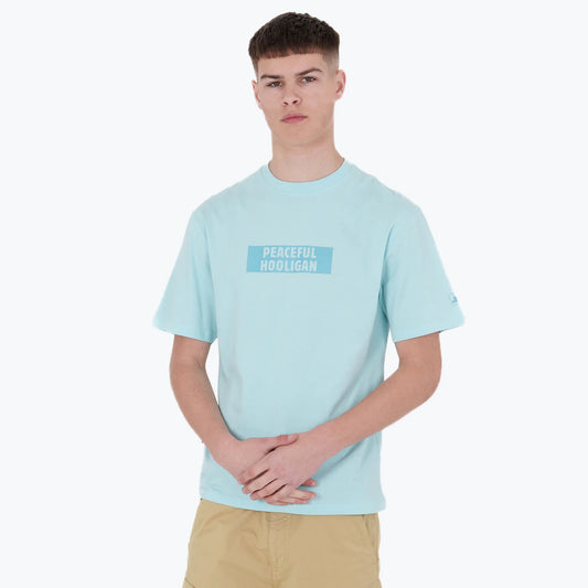 Peaceful Hooligan - Box Logo T-Shirt Crystal Blue