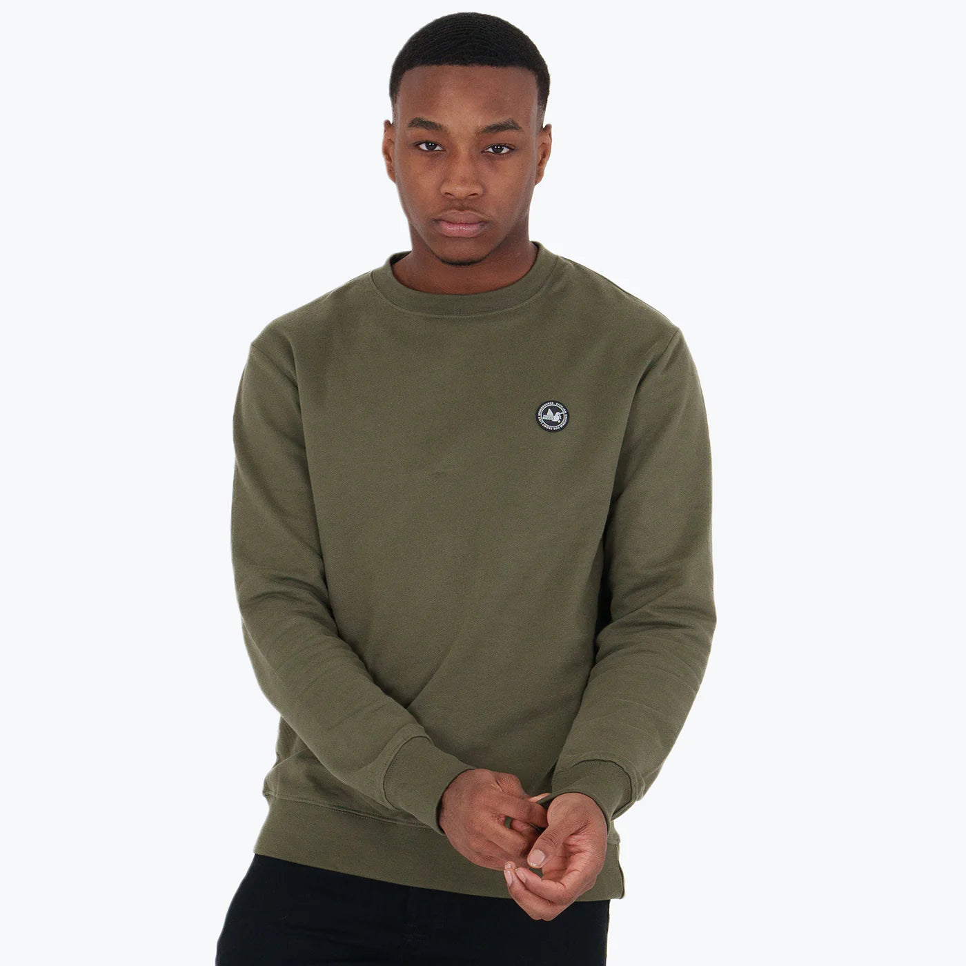 Peaceful Hooligan - Crew Sweatshirt Olive