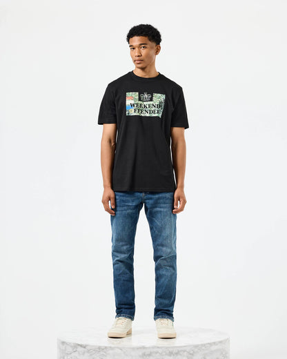 Weekend Offender - Badman Graphic T-Shirt - Black