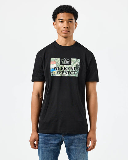 Weekend Offender - Badman Graphic T-Shirt - Black