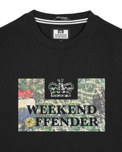 Weekend Offender - Badman Graphic T-Shirt - Black