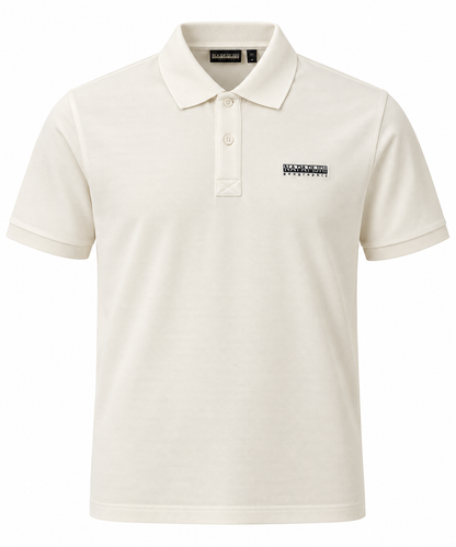 Napapijri E-Small Box Polo Shirt Beige Dimity