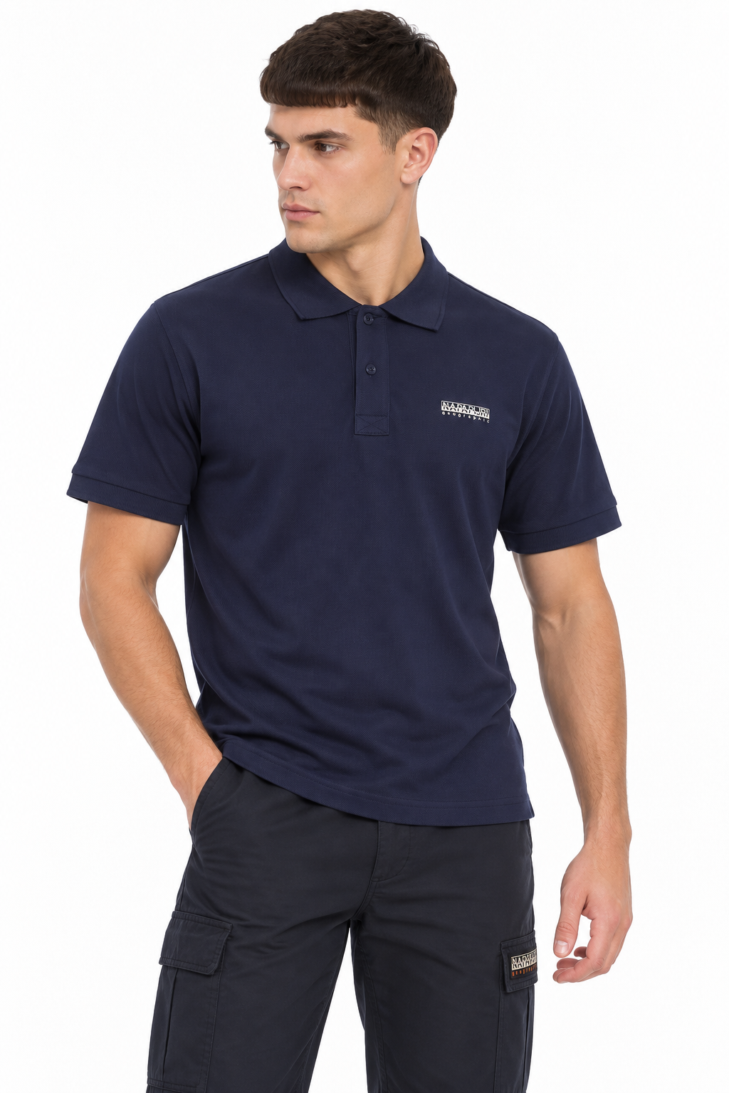 Napapijri | E-Small Box Polo Shirt - Blue Marine