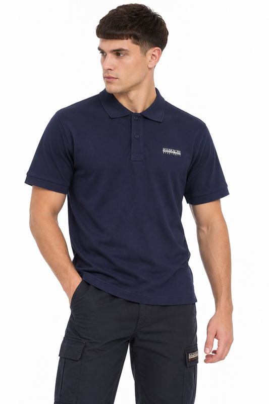 Napapijri | E-Small Box Polo Shirt - Blue Marine