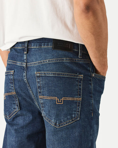 Weekend Offender - Straight Fit Denim Jeans - Dark Vintage